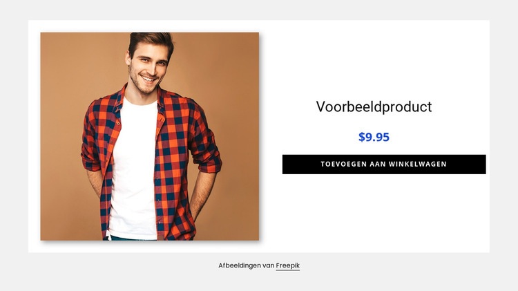 Productdetails herenoverhemd Html Website Builder