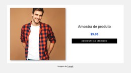 O Melhor Design De Site Para Detalhes Do Produto Camisa Masculina