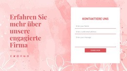 Kontaktieren Sie Uns Auf Vektorillustration - HTML-Webseitenvorlage