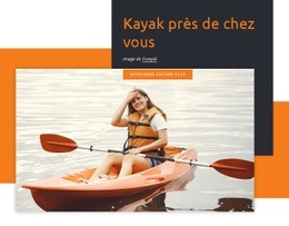 Kayak Près De Chez Vous - Conception De Sites Web Personnalisés