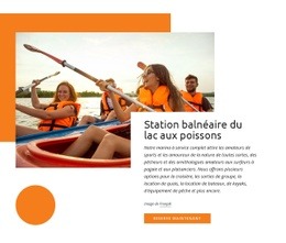 Créateur De Sites Web Le Plus Créatif Pour Station Balnéaire Du Lac Aux Poissons