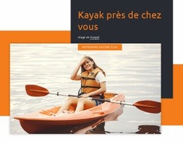 Kayak Près De Chez Vous - Modèle HTML5 Réactif