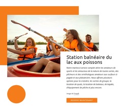 Station Balnéaire Du Lac Aux Poissons – Téléchargement Du Modèle De Site Web