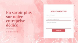 Thème WordPress Premium Pour Contactez-Nous Sur L'Illustration Vectorielle