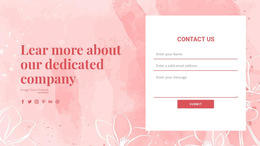 Contact Us On Vector Illustration - Functionality HTML5 Template