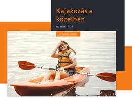 HTML-Terv Ehhez: Kajakozás Az Ön Közelében