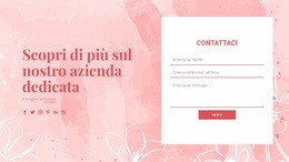 Generatore Di Siti Web Premium Per Contattaci Su Illustrazione Vettoriale