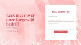 Neem Contact Met Ons Op Over Vectorillustratie - Bestemmingspagina Voor E-Commerce