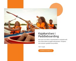 Kajakarstwo I Paddleboarding - Szablon Strony HTML
