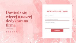 Skontaktuj Się Z Nami W Sprawie Ilustracji Wektorowych - Szablon Strony Internetowej HTML