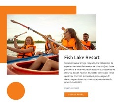 Construtor De Sites Mais Criativo Para Resort Fish Lake