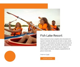 Resort Fish Lake - Download Do Modelo De Site