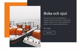 Njut Av Sjölivet - HTML- Och CSS-Mall