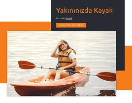 Yakınınızda Kayak Yapmak - Sürükle Ve Bırak WordPress Teması