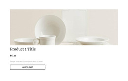Interior Product Details Landing Page Templates