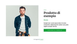 Modello Di Progettazione Gratuito Per Dettagli Del Prodotto Giacca Di Jeans