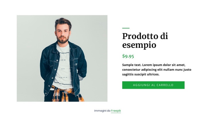 Dettagli del prodotto giacca di jeans Un modello di pagina