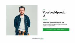 Productdetails Denim Jack - Joomla-Websitesjabloon