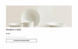 Geweldige Sjabloon Van Één Pagina Voor Interieur Productdetails