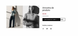 Detalhes De Produtos De Moda Lojas Online
