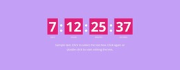 Countdown – Bestes Kostenloses Joomla-Template