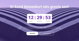 Webpagina Voor Binnenkort Starten