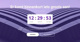 Binnenkort Starten - Responsieve HTML5-Sjabloon