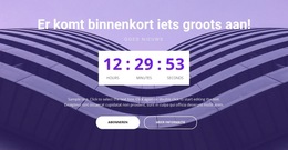 Platformsjabloon Lanceren Voor Binnenkort Starten