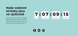 Blok S Odpočítávacím Časovačem – Stažení Šablony Webu