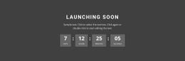 Launching Soon Premium CSS Template