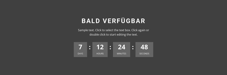 Bald verfügbar CSS-Vorlage