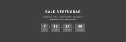 Bald Verfügbar – Responsives WordPress-Theme
