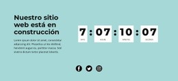 Bloque Con Temporizador De Cuenta Regresiva - Inspiración De Plantilla HTML5