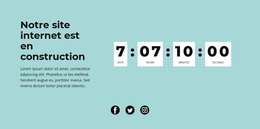 Bloquer Avec Compte À Rebours - Thème WordPress Réactif
