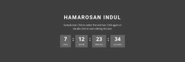 Hamarosan Indul – Modern Websablon