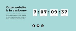 HTML5 Responsief Voor Blokkeren Met Afteltimer