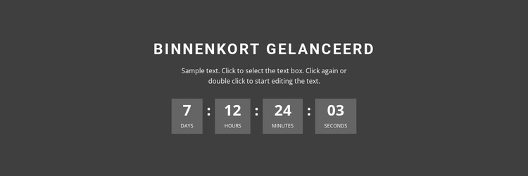 Binnenkort gelanceerd WordPress-thema