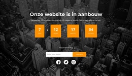 Onze Website Is In Opbouw - Eenvoudig Websitesjabloon