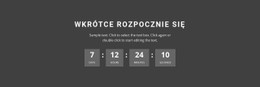 Wkrótce Rozpocznie Się Szablon CSS Premium