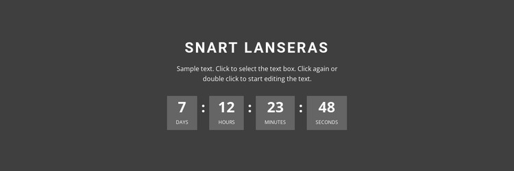 Lanserar snart HTML-mall