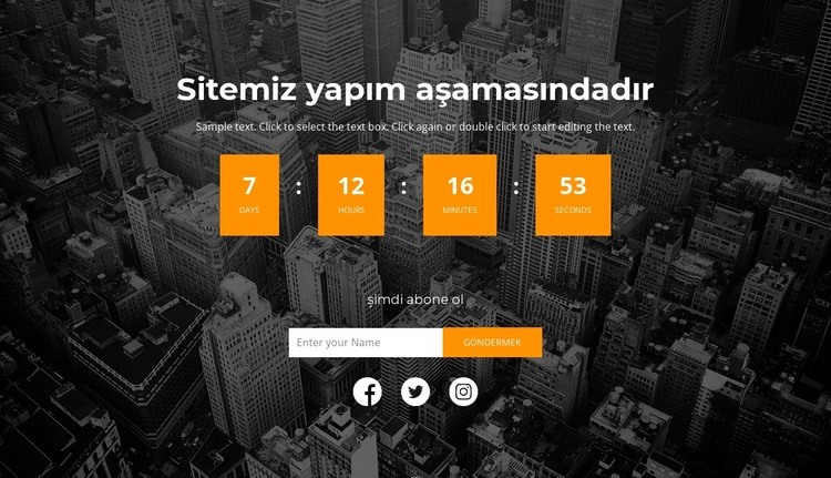 Web sitemiz inşaattır Açılış sayfası