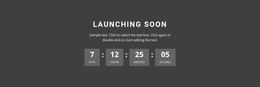 Launching Soon - Website Design Template