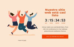 Imagen Genial Con Temporizador De Cuenta Regresiva: Plantilla Web Moderna