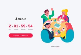 Prochainement Bloquer Avec Timer - Modèle HTML Et CSS