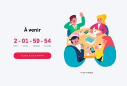 Prochainement Bloquer Avec Timer - Téléchargement Gratuit D'Un Modèle D'Une Page