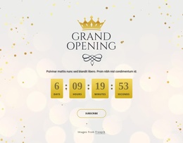 Grand Opening Сountdown Timer Joomla Template 2024
