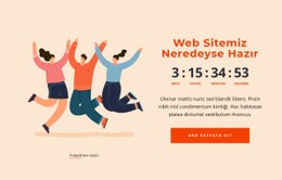 Geri Sayım Sayacı Ile Harika Görüntü Için Şablon Demosu