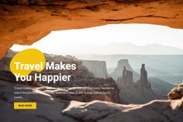 Šťastné Cestování Po Horách - HTML Page Creator