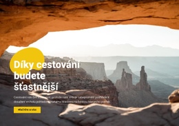 Šťastné Cestování Po Horách – Stažení Šablony HTML