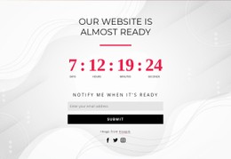 Online Countdown Timer CSS Form Template